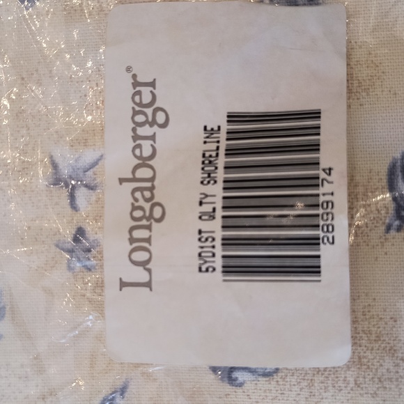 Longaberger Shell "Shoreline" Fabric - Picture 3 of 10